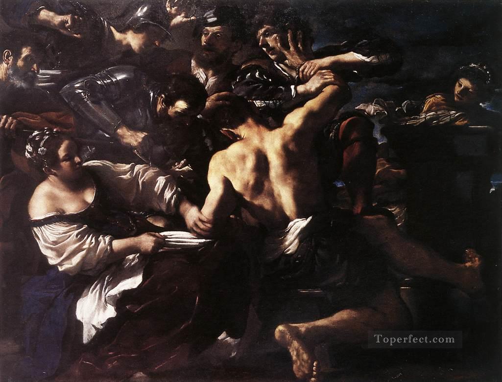 Samson Captured by the Philistines Baroque Guercino Oil Paintings